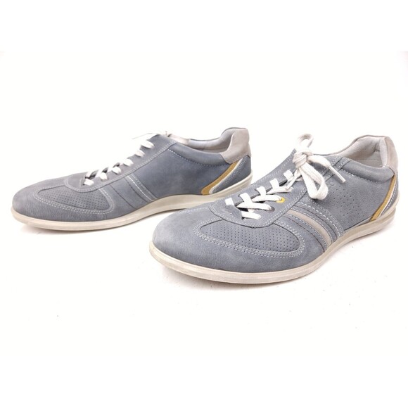 Ecco Mens Chandler Casual Sneakers Shoes Gray Leather Size 46 EU - 12-12.5 US main image 5